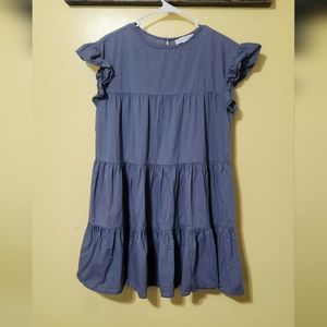 Jack & Avery blue sectioned mini dress. Size small